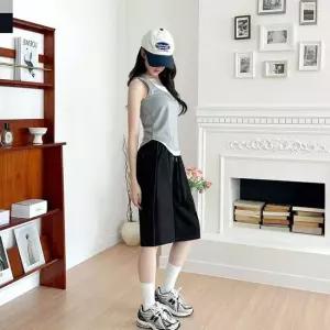 버뮤다팬츠 사이드 버뮤다 에어스트레치 루즈핏 7부