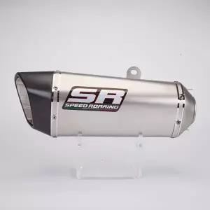 SR 스피드 포효하는 머플러 오토바이 배기 탄소 머플러 r3 z900 닌자 400 crf250 crf1100 GSXR CBR650 60mm