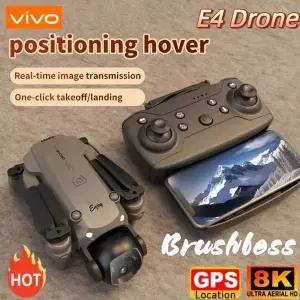 VIVO E4 드론 8K 항공 HD 그라데이션 플로잉 라이트 듀얼 카메라 전방향 장애물 회피 브러시리스 모터 GPS