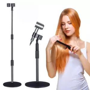 TAYUQEE 핸즈프리 헤어 드라이어 업그드된 블로어 홀더 더 큰 클램프 포함 높이 8.8-59 조절 가능한 블로우