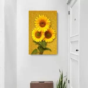 해바라기 액자 리치40X60 돈들어오는 현관 고래 명화