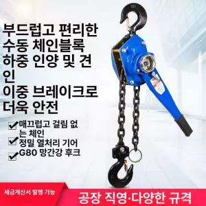 레버블록 레바블럭 호이스트 로드체인 츄레라 레버블럭
