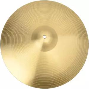 ITSHAND 8 크 라이드 심벌 드럼 세트용 0.8mm 구리 합금 브론즈 밝고 집중된 음색 골드 마감 초보 드러머와