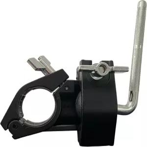 ROSS 드럼 랙 클램프 5 0.5mm 회전 L-로드 및 볼 조인트 포함 카우벨 잼 블록 탬버린 전자 패드용