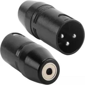 YENOVO XLR to 3.5mm 어댑터 3핀 수컷 스테레오 TRS 미니잭 마이크 캠코더 녹음기 믹서 스피커용 오디오