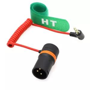 BOYA Rode Wireless GO II 마이크용 XLR 3핀 오디오 케이블에 연결하는 HangTon 3.5mm Mini Jack Sony FX9