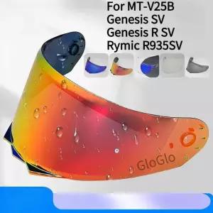 V25B 오토바이 헬멧 MT-V25B Genesis SV R Ryc 바이저 윈드실드 액세서리