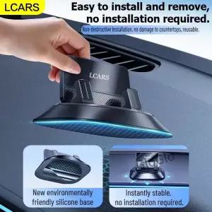 360도 회전 차량용 거치대 접착식 대시보드 폰 지지대 모바일 내비게이션 GPS 장치 액세서리