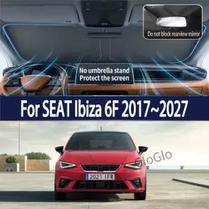 SEAT Ibiza 6F 2017~2027 용 자동차 앞 유리 선 바이저 접이식 반사판 차양판 단열 여름 액세서리