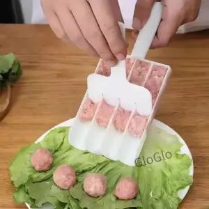 쌀 고기 만두 제조기 미트볼 도구 짜기 생선 쇠고기 라운드 주방 만들기