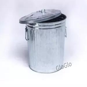 75L/45/35L 야외 쓰레기통 대형 초대형 야외용 산업용 뚜껑 달린 위생