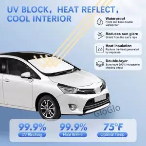 ta Verso CHR Auris Yaris 86 Sunshade Sun Visor tor 블록 UV 여름 자동차 액세서리 용 앞 유리 차양