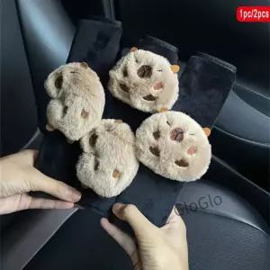 1PC 귀여운 돌고래 커버 여성용 소프트 패드 자동차 인테리어 안전 컴포트 스타일링 장식 액세서리