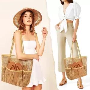 비치백 4포켓 대용량 편한 대용량 ELG ULG 수영장 망사 대빵style