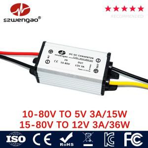 벅모듈 DC 24V 36V ~ 5V 1A 2A 3A 스텝다운 전력 변환기 레귤레이터 자동차용 LED 전압