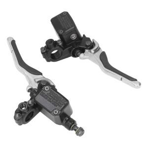 YQ50 Aerox 1997-2013 용 오일 캔 알루미늄 합금 CNC 교체가있는 바이크 오토바이 왼쪽 오른쪽 브레이크 핸