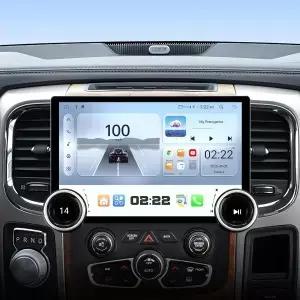 Dodge Ram 1500 2500 3500(2013-2018)용 카 스테레오 11.5인치 터치스크린 라디오 및 무선 CarPlay Android