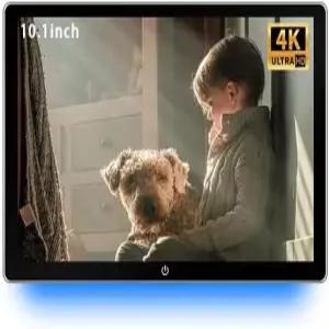 NOAUKA 10.1인치 4K Android 13 자동차용 TV 헤드레스트 모니터 뒷좌석용 휴대폰 무선 미러 링크 터치