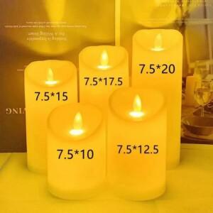 LED 배터리 휴대용 촛불 빛 스윙 Flameless 휴일 생일 파티 웨딩 침실 장식 용품 전등