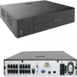 Vonnision 16채널 4K PoE 네트워크 비디오 레코더 NVR 16포트 H.265 4K/2K/8MP/5MP/3MP/1080P 지원 카메라