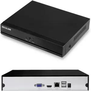 Seculink 16채널 4K NVR (1080p/3MP/4MP/5MP/8MP) Ultra HD 네트워크 비디오 레코더 클라우드 P2P 원격