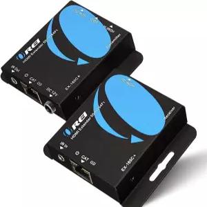OREI HDMI Extender Over Cat6 165ft - 4K@30hz IR Out PoC HDCP 1.4 to 6 컨버터 Ethernet 호환 EDID 관리