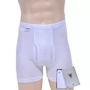 쿨샵 부드러운 소재 디럭스 남성 백색 사각 즈로즈 남성스판팬티