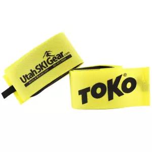 Utah Ski Gear 스키 스트랩 폼패드 베이스 보호 조절형 블루