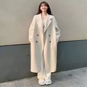 여성 2컬러 가을 겨울 마렌비아 모직코트 롱코트