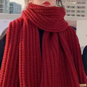 니트 겨울 부드러운 머플러 롱 커플 울 컬러 목도리 머플러 컬러목도리