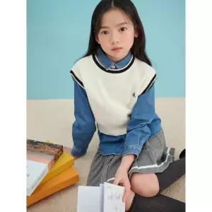 빈폴 키즈 BI5164UE3Q 아동 셔츠 유아 데님 스카이 블루 4686003