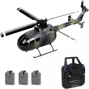 GoolRC C186 RC 헬리콥터 4개의 CH 싱글 프로펠러 에일러론 없음 6축 자이로 안정화 고도 유지 3개의