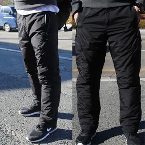남자 오리털 바지 겨울 패딩 눈 썰매 캠핑 낚시 등산