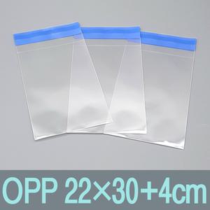 [지오팩] 접착식 OPP투명 봉투 22x30+4cm / 100매