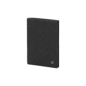 [롯데백화점]닥스 액세서리 [쇼핑백동봉][LOUIS]블랙 음각패턴 소가죽 중지갑 DBWA2E375BK