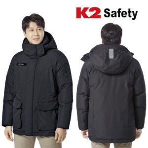 K2 세이프티 점퍼 잠바 패딩 탈부착 후드 캐주얼 겨울 근무복 단체복 21JK-F101