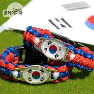 [아트박스]/클레이피아 마크라메팔찌 태극기 초등 만들기 재료