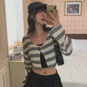 르길레 단가라 롱슬리브 니트 볼레로 가디건
