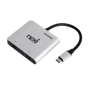 USB 3.1 C타입 to 듀얼 4K HDMI 컨버터 NX-U31HD-DUAL NX1254 [H@lu]