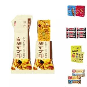 콘시리얼바 20g 24개 에너지바/닥터유에너지바/답례품/영양바/사무실/간식/미니/과자/어린이집/학교/아침