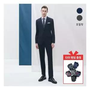 맨잇슈트 26 S/S 솔리드 사계절 기본 수트 면접 경조사 포멀핏 정장 2종 택1 + 타이증정818267