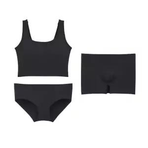 [롯데백화점]보디가드 나일론 런닝형 브라탑 심리스 커플속옷세트 BGWBB309BGWPB309BGMDB309