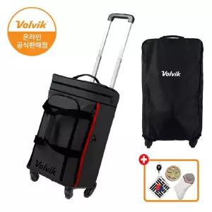 VBDB 스포티 4휠 바퀴형 보스턴 캐리어 골프백 (블랙) + 기프트 3종