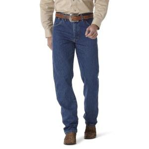 Wrangler 남성용 George Strait 카우보이 컷 릴렉스 핏 진, 스톤워싱, 32 x 34