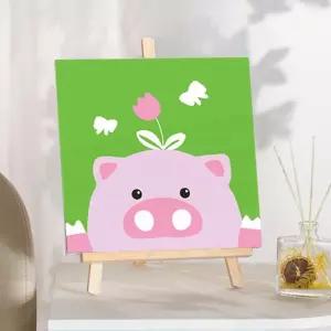 DIY 유화 그리기 캔버스 페인팅 색칠 취미 캐릭터 키트 초보