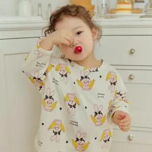 [키키스토리] 블랙바니 루루핏 면모달 긴팔 실내복