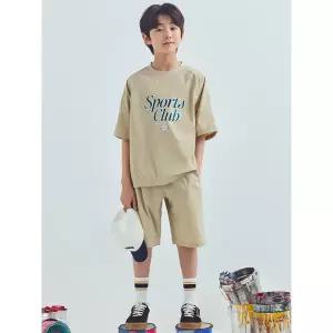[롯데백화점]탑텐키즈 MKF2IP1012 남아 반팔 피스테 우븐 셋업