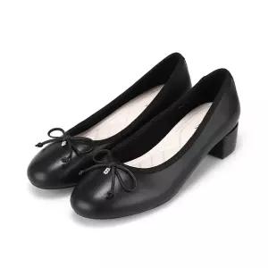 [정상가 218000원]바바라 양가죽 리본 캐주얼 여성구두 3.5cm_BQJ101