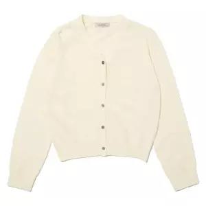 [로아드로아]라이트 라쿤 Y넥 카디건 (아이보리)
