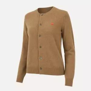 꼼데가르송 COMME DES GARCONS 미니 레드와펜 여성 가디건 AZ N079 051 3